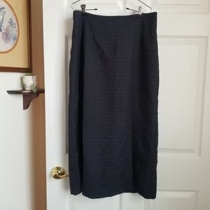 BRIGGS NEW YORK 90s plaid straight skirt